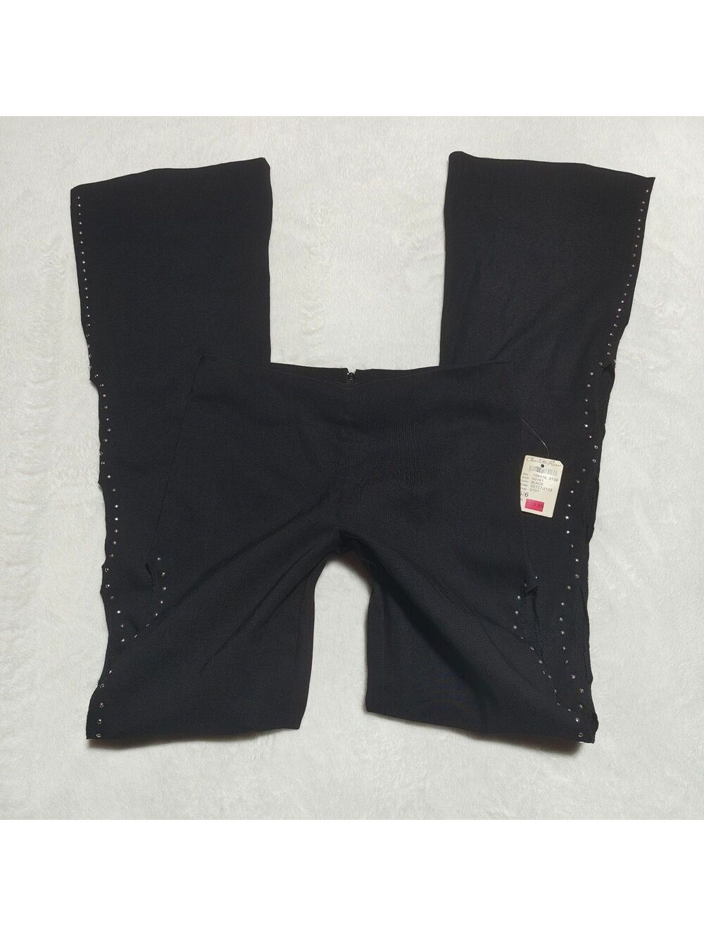 Charlotte Russe deadstock flare hot pants with bedazzled cutouts